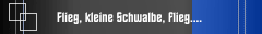 Flieg, kleine Schwalbe, flieg....